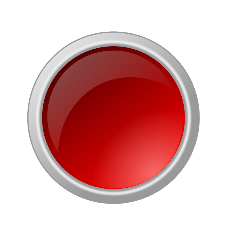glossy red button