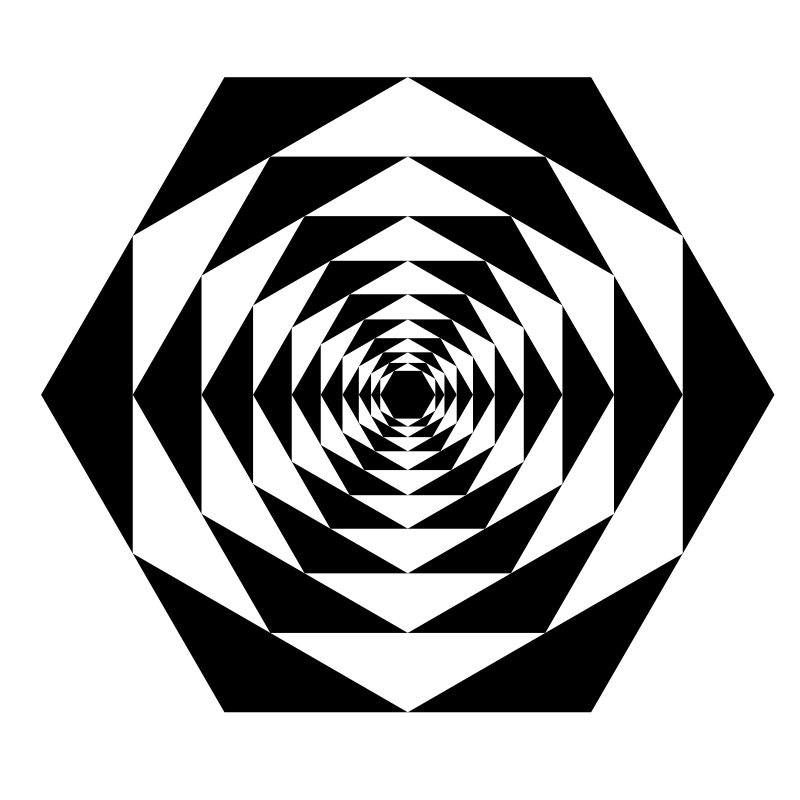 hexagon midpoint snap