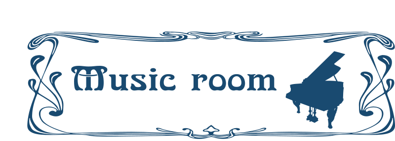 Music room door sign