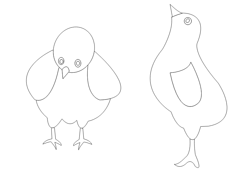 chickens-001-vector-coloring