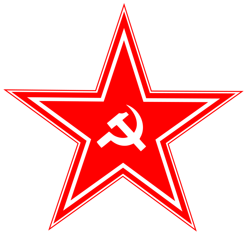 hammer and sickle in star