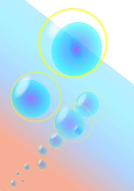 Blasen/bubbles