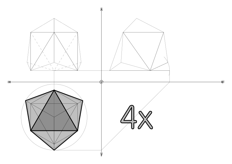 10â€¦10 from tetrahedron to geodesic dome frequncy 2