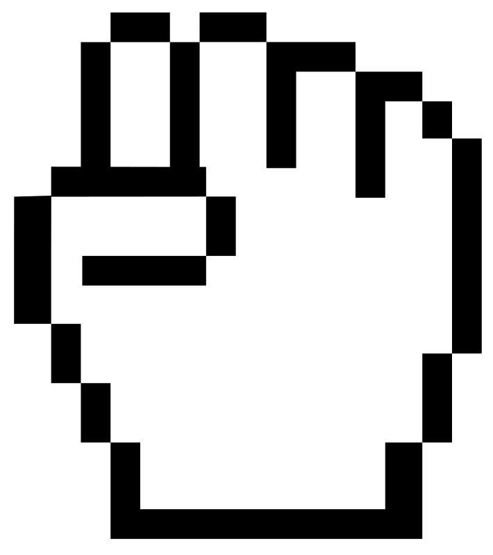 mouse pointer fist