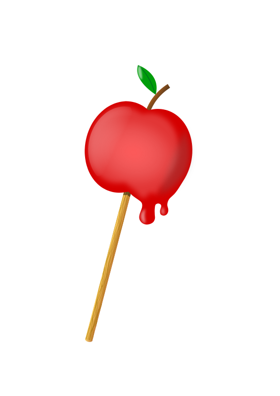 sugar coated apple