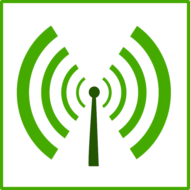 eco green wifi pollution icon