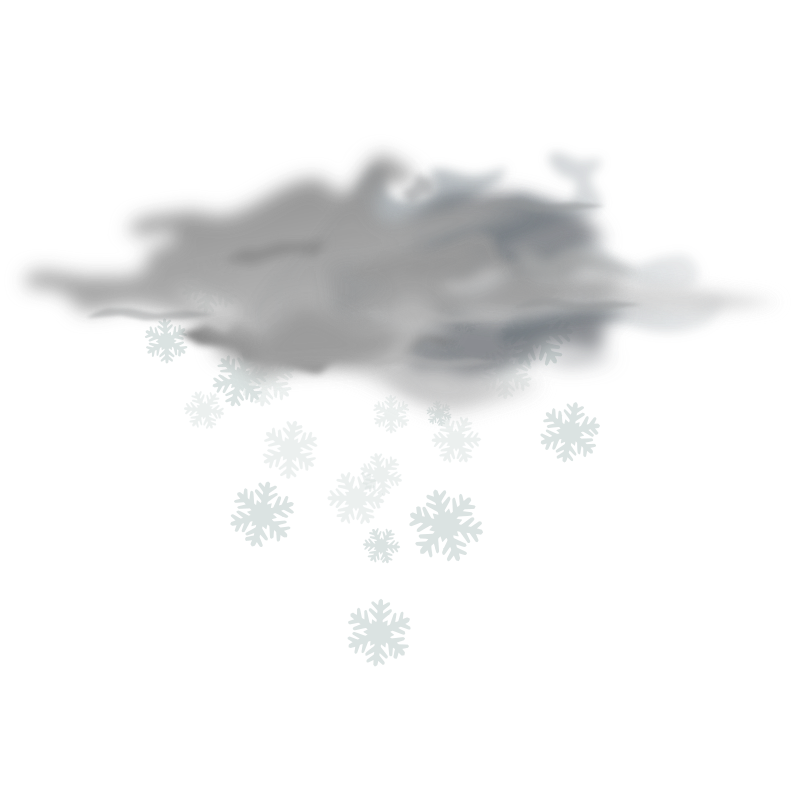 weather icon - snowy