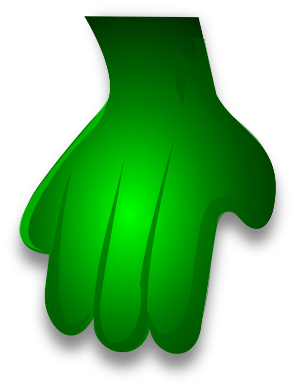 Green Monster Hand 2