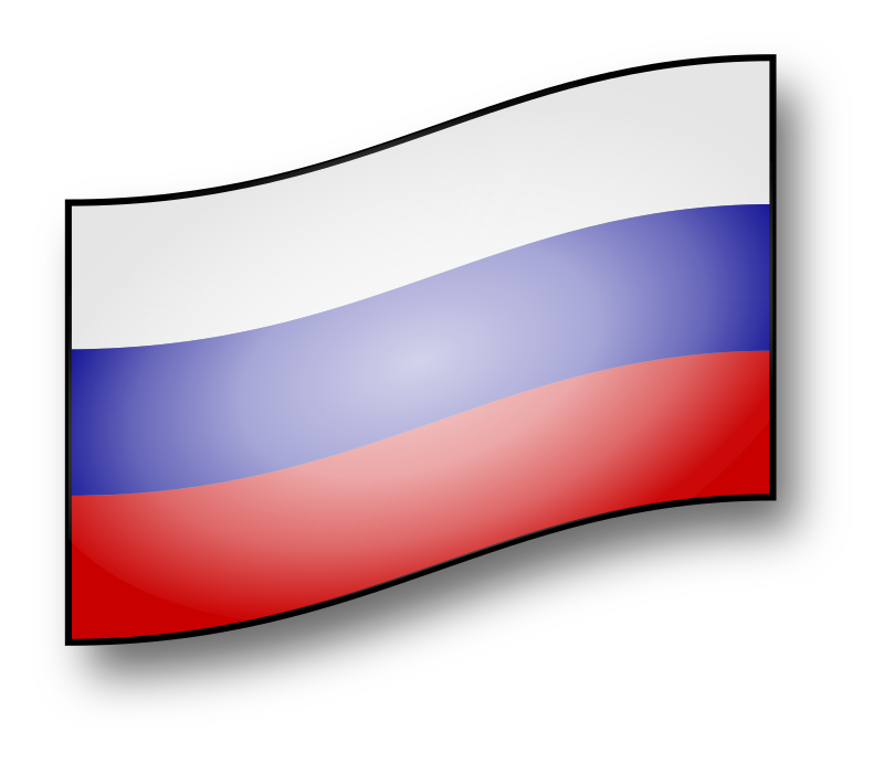 clickable Russia flag