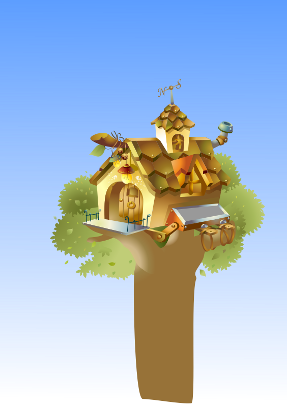 house in tree