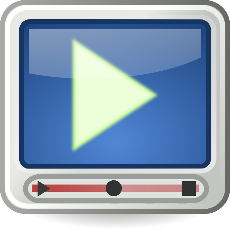 Tango-styled video player icon