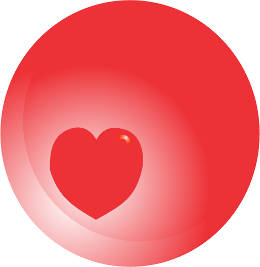 corazon en esfera