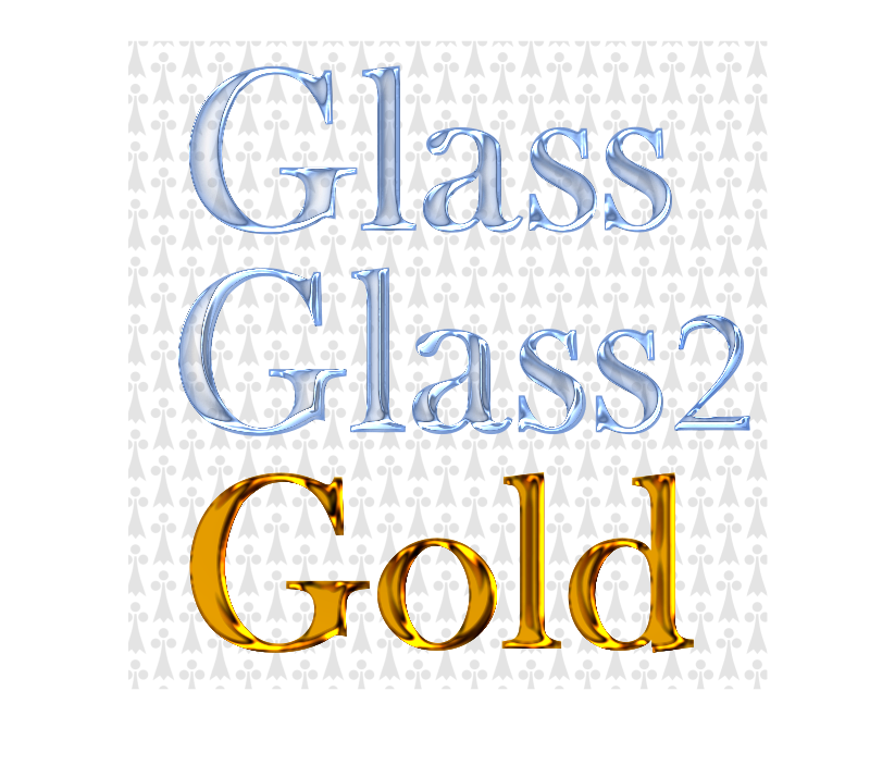 Glass and Gold Filters