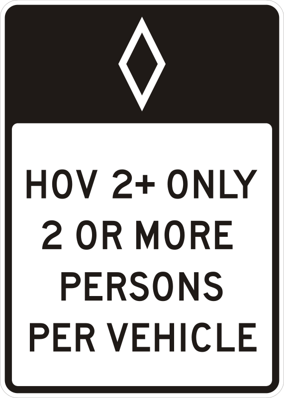 HOV 2+ Only