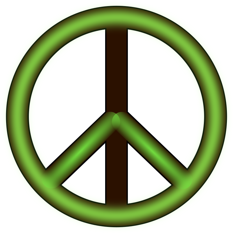 3D Peace Symbol