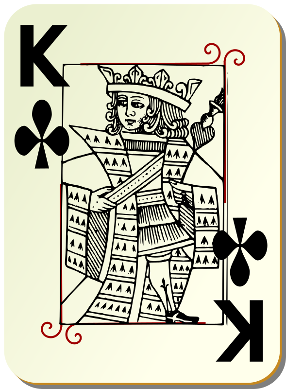 Guyenne deck: King of clubs