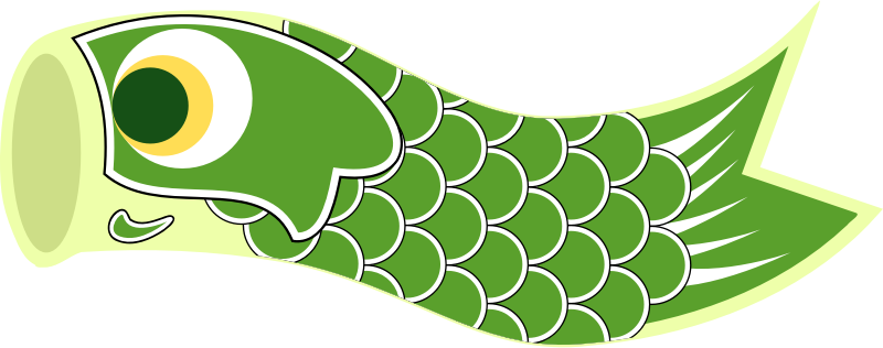 Koinobori Green
