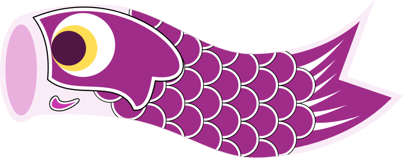 Koinobori Purple