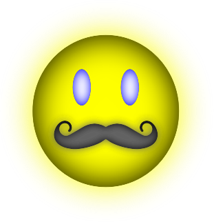 Happy Face Mustache