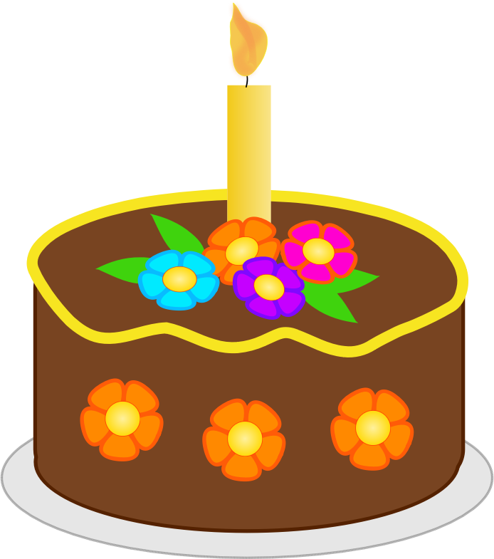 Chocolate Birthday Cake(brown)