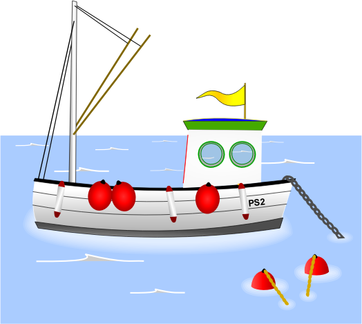Old Fashioned Fishing Boat