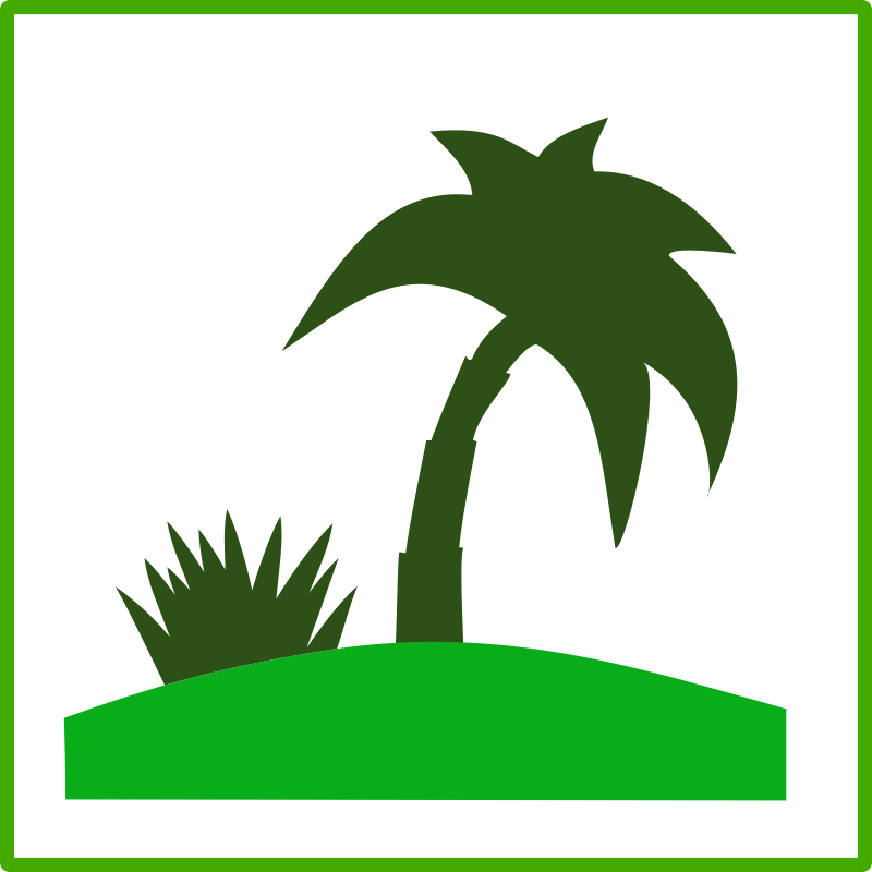 eco green tourism icon