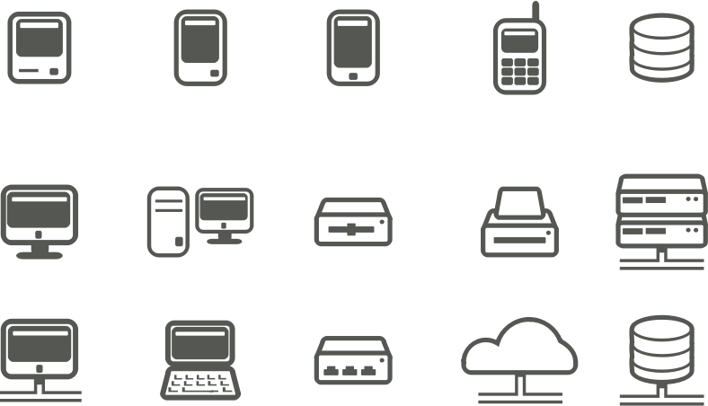 Computer & network icons