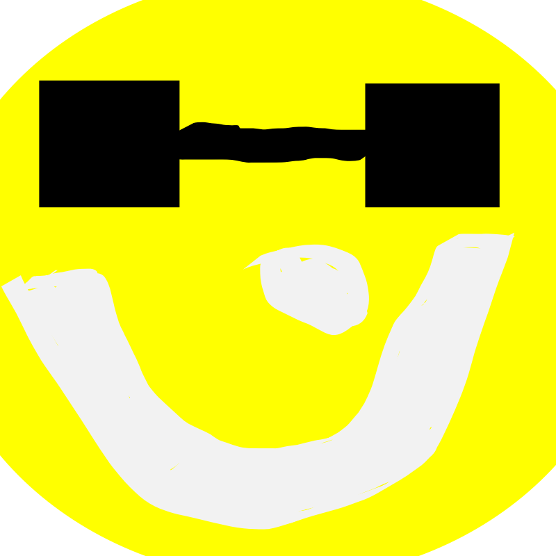 smiley sun with glasses