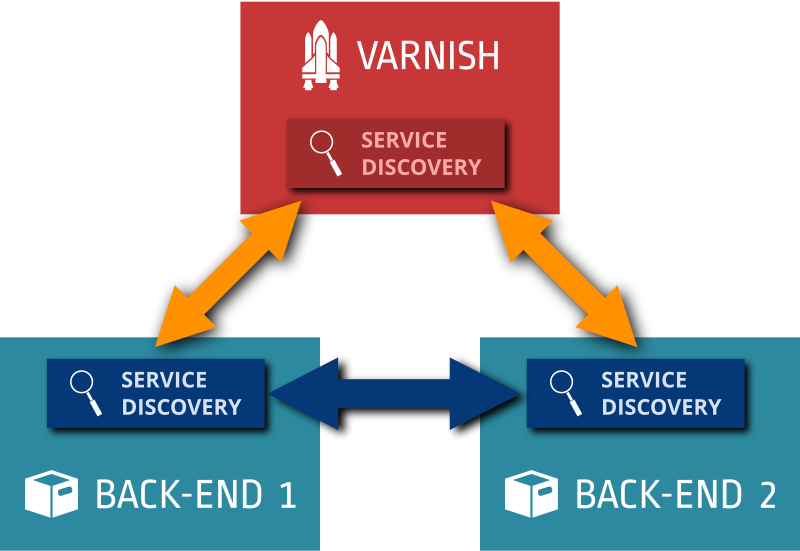 Varnish with service discovery agents