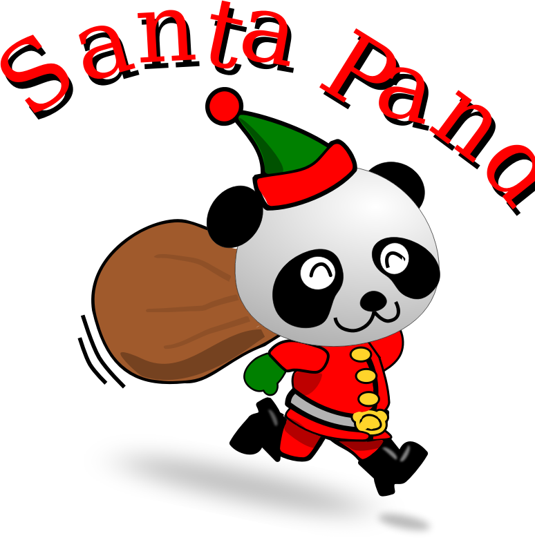Santa Panda