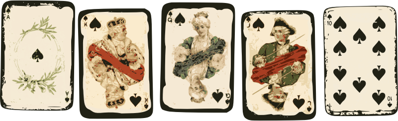Royal Flush - Poker Cards