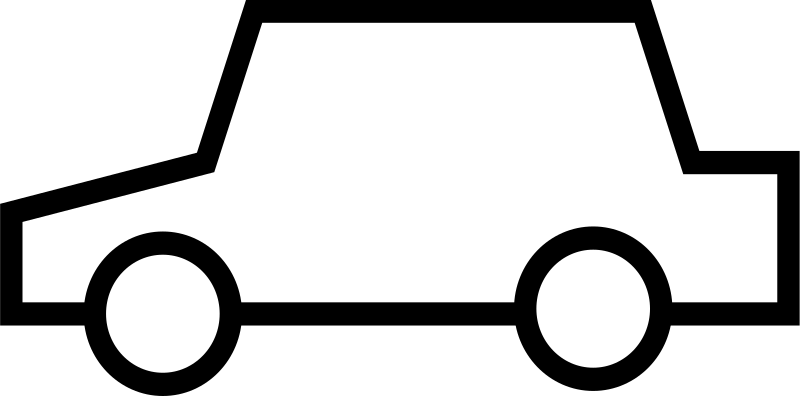 Simple car icon
