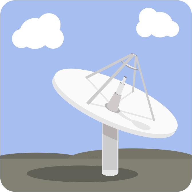 Satellite Dish Base Station