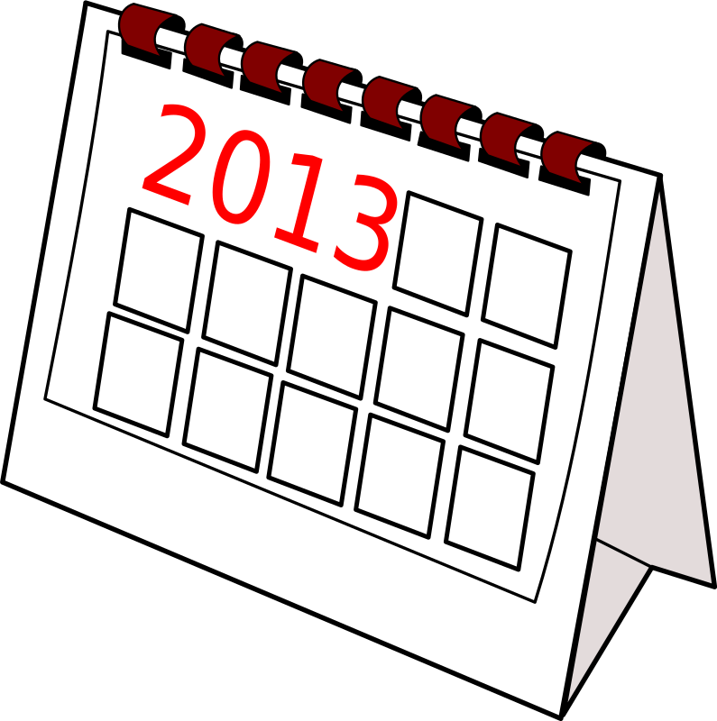 Calendar past year