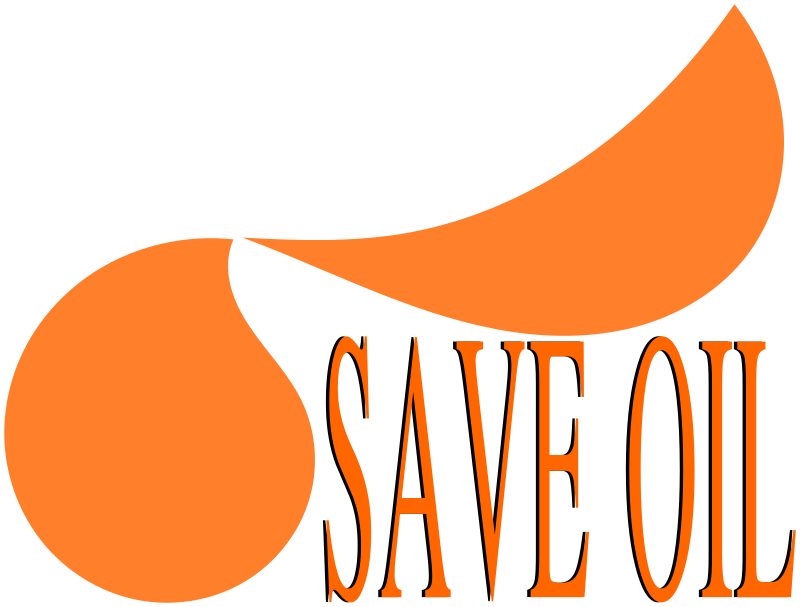 Save OIL - Message with logo