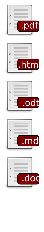 Labeled filetype icons