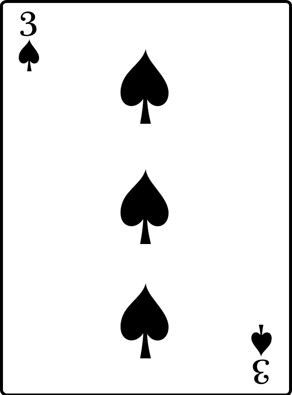 3 of Spades