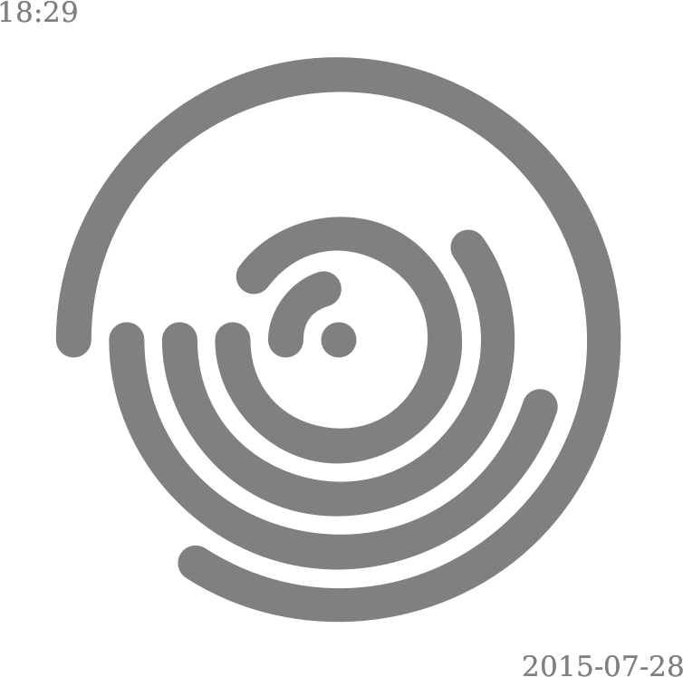 Concentric Loop Clock (1 minute cycle)