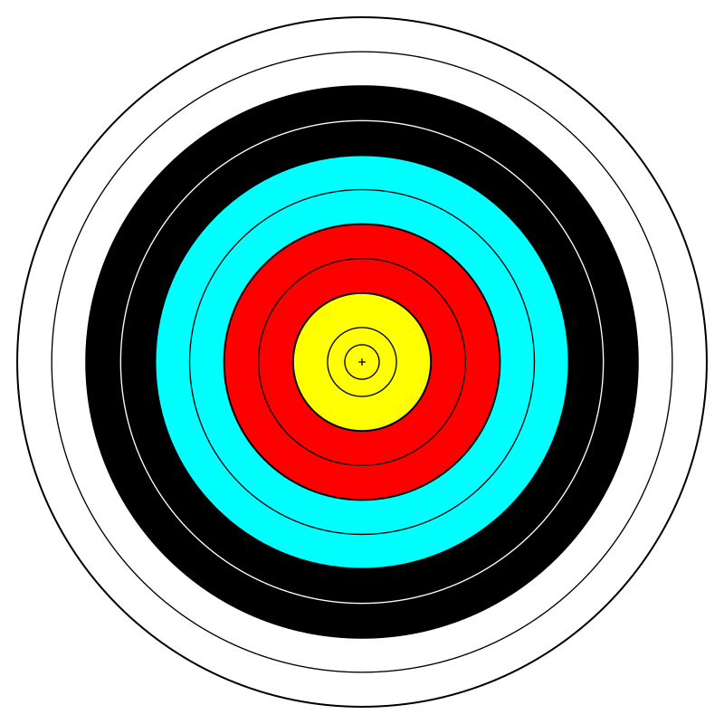 FITA Official Face; archery target