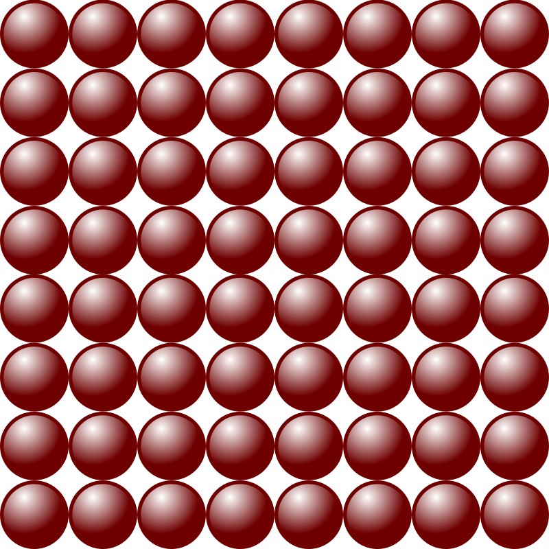 Beads quantitative picture for multiplication 8x8
