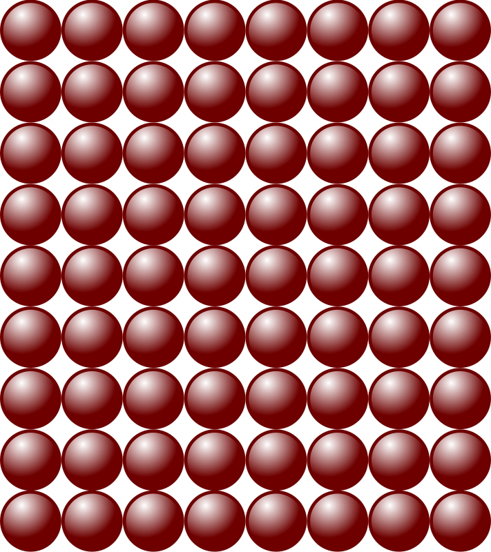 Beads quantitative picture for multiplication 9x8