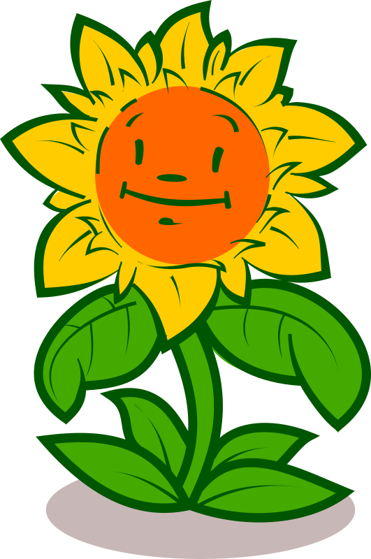 Cartoon flower - cute