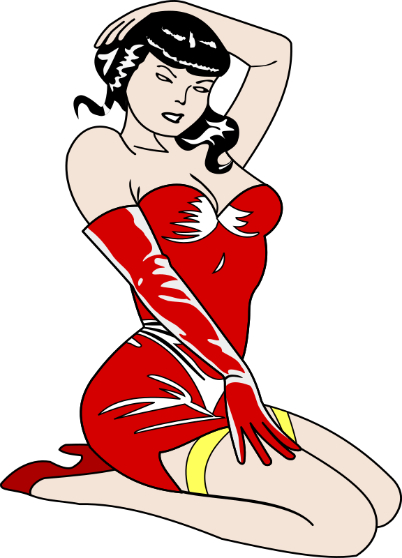 Old Style Pin-Up Girl