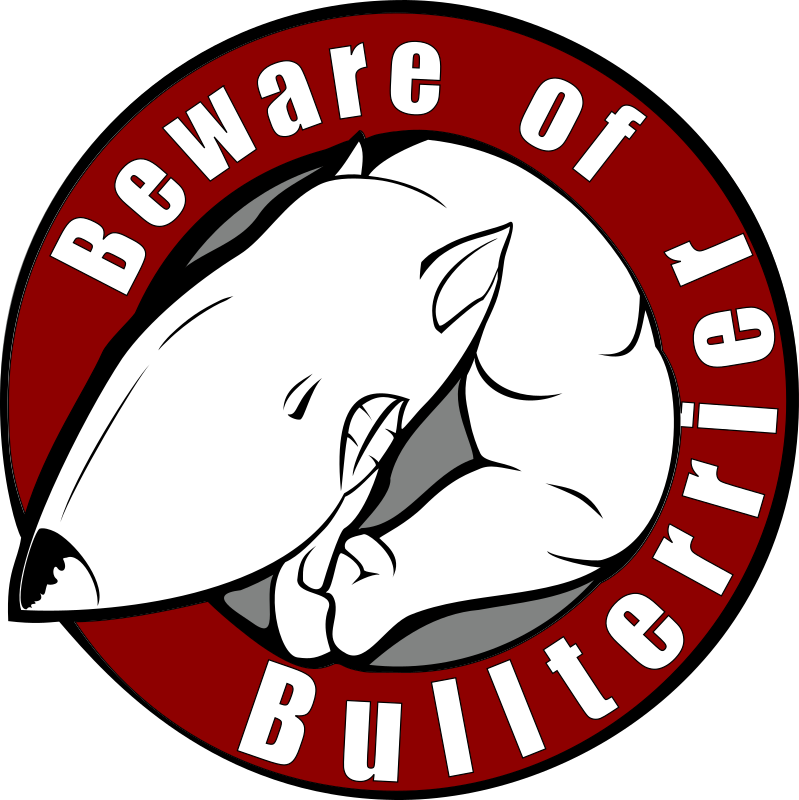 beware of bullterrier