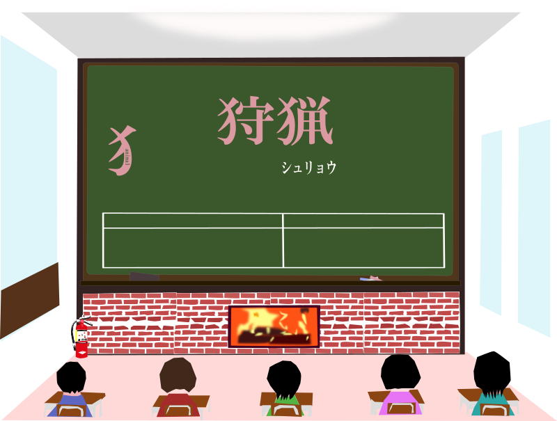 today's kanji 190 shuryou