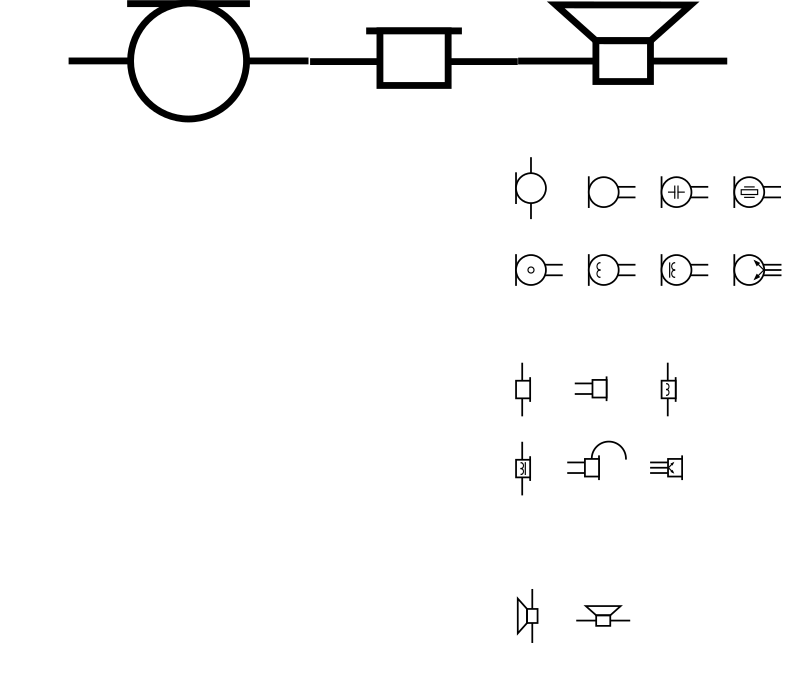 GOST Electronic symbols: electroacoustic devices