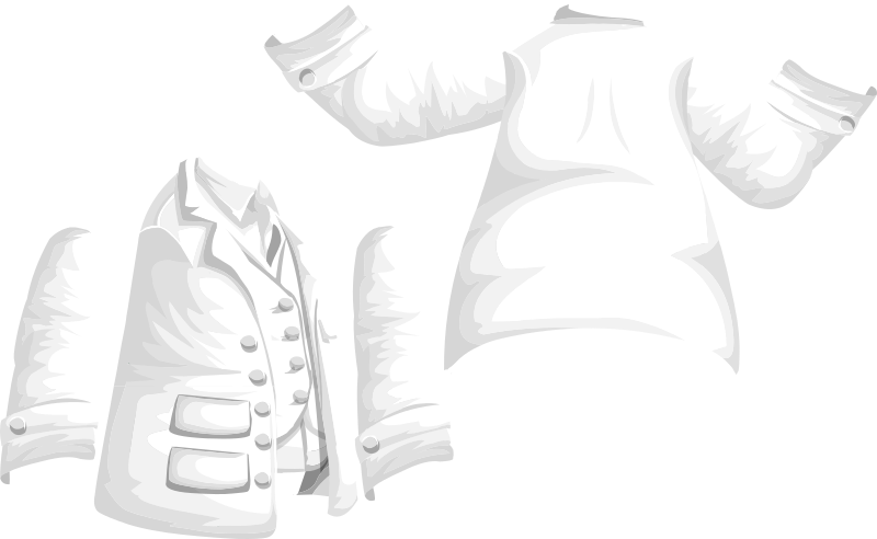 Avatar Wardrobe Coat Jacket With Vest
