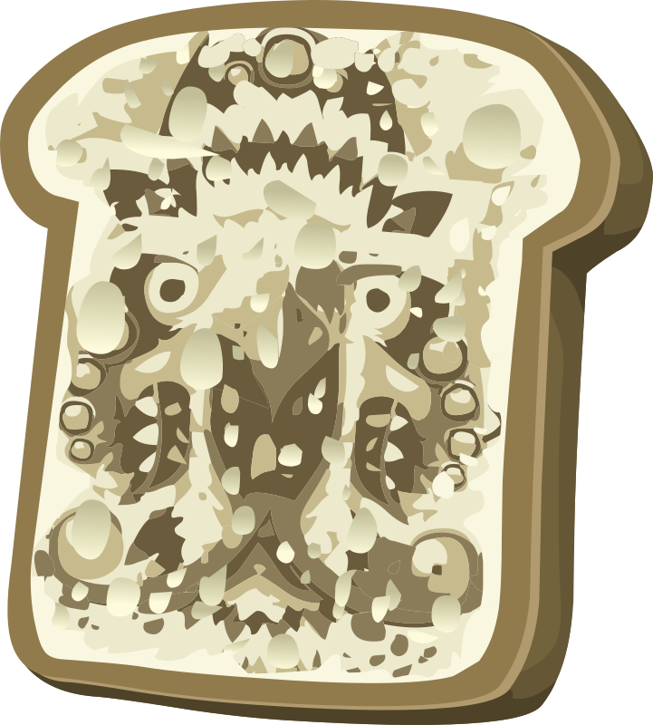 Rare Items Pareidolic Cosma Toast