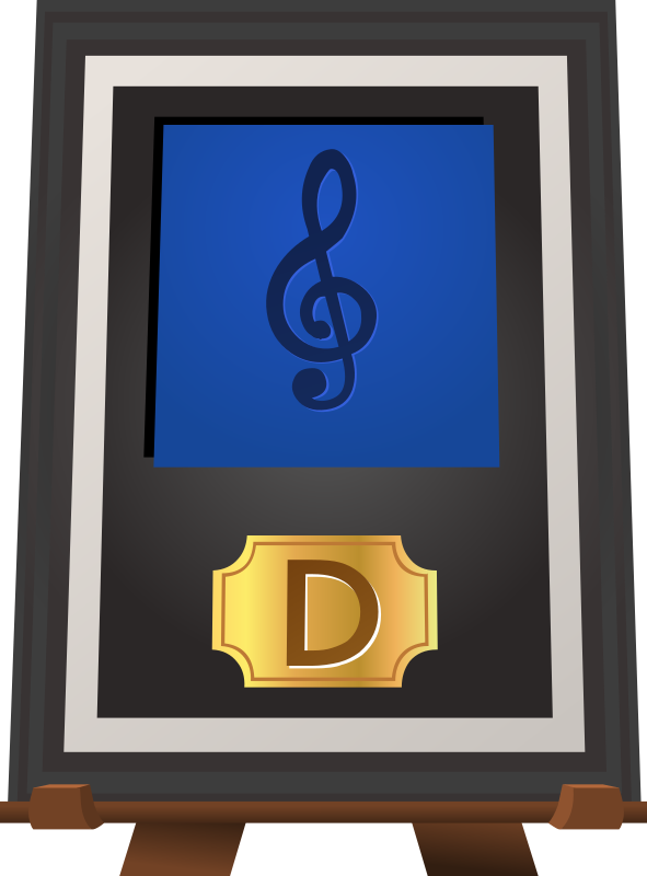 Trophy Music D Blue