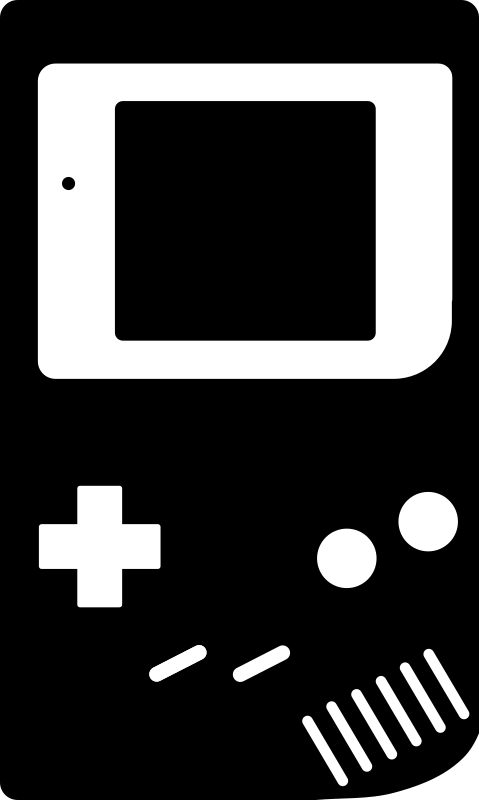 Gameboy silhouette